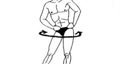 Rotation of the pelvis - a simple but effective exercise for men of potency