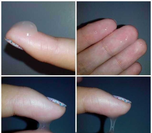 male seminal fluid during arousal